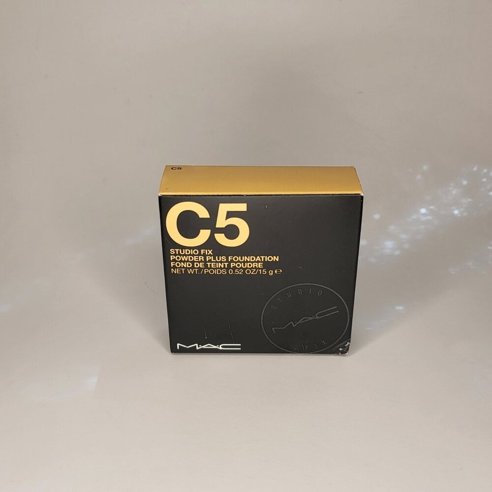 NEW MAC Studio Fix Powder Plus Foundation - C5 - Full Size (0.52 oz/15g)